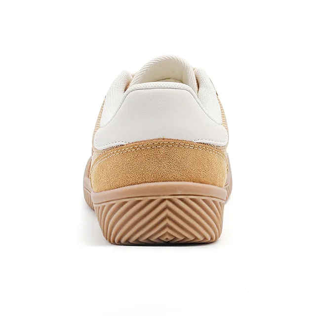 Feiyue Wear resistant And Lightweight Low Top Skateboard Shoes Women's Earthy Beige Yellow-4