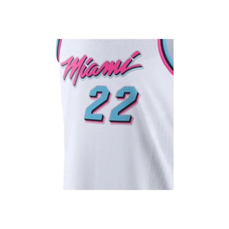 Nike x NBA Heat Team SS25 Basketball Jersey Men's White-2