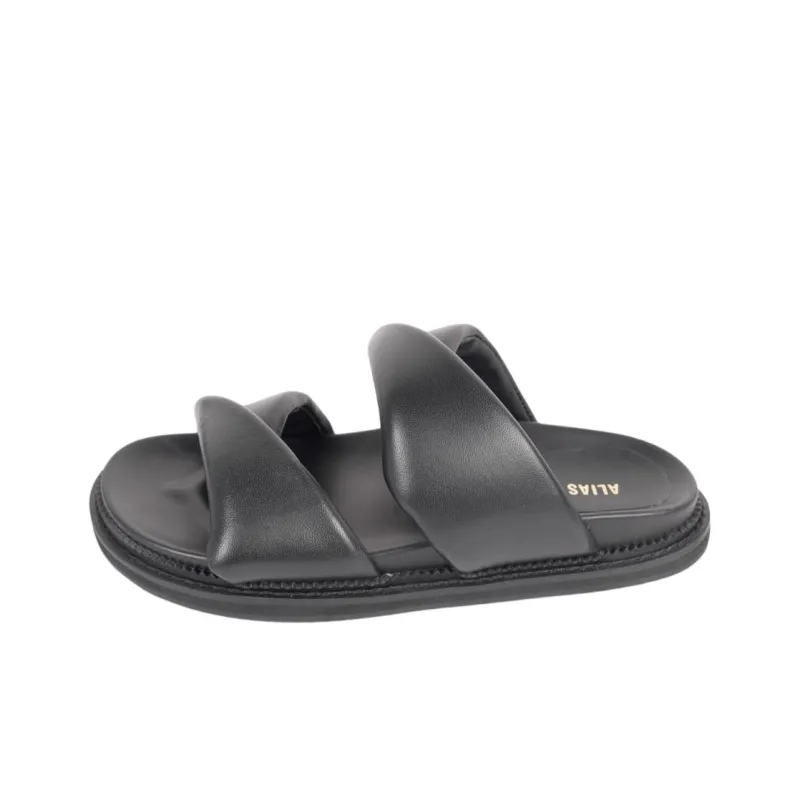 ALIAS MAE Rubber Sole Slip Resistant Odor Resistant Slide Slippers Women's-25