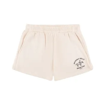 SPORTY & RICH Beverly Hills Riding Club Soft Disco Shorts