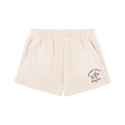 SPORTY & RICH Beverly Hills Riding Club Soft Disco Shorts