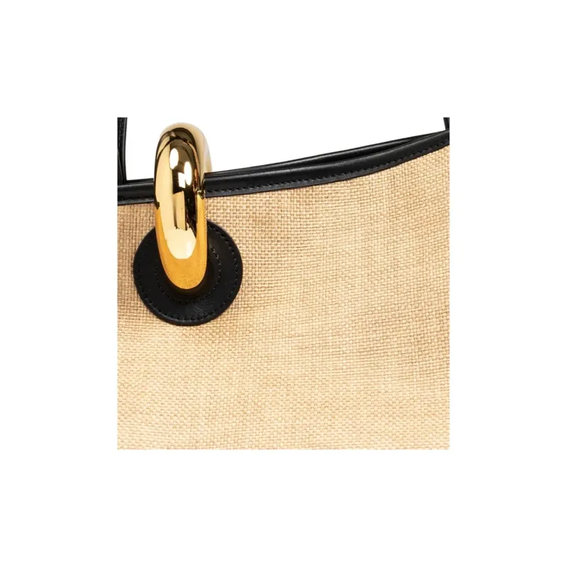 Jacquemus Polyamide Tote Bag, Shopping Bag, Shoulder Bag Women's Beige-4