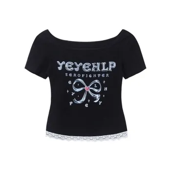 ABCMININ T Shirts Women's Black