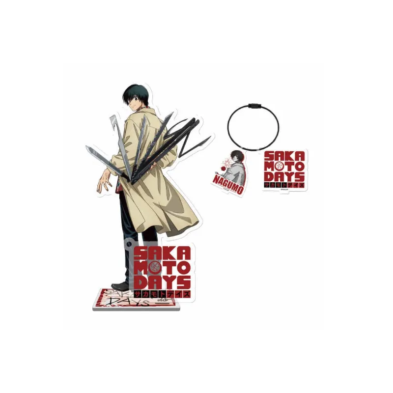 SUNRISEPOP Sakamoto's Daily Periphery Protagonist Group Exquisite Handle Single Pendant Acrylic Stands-4