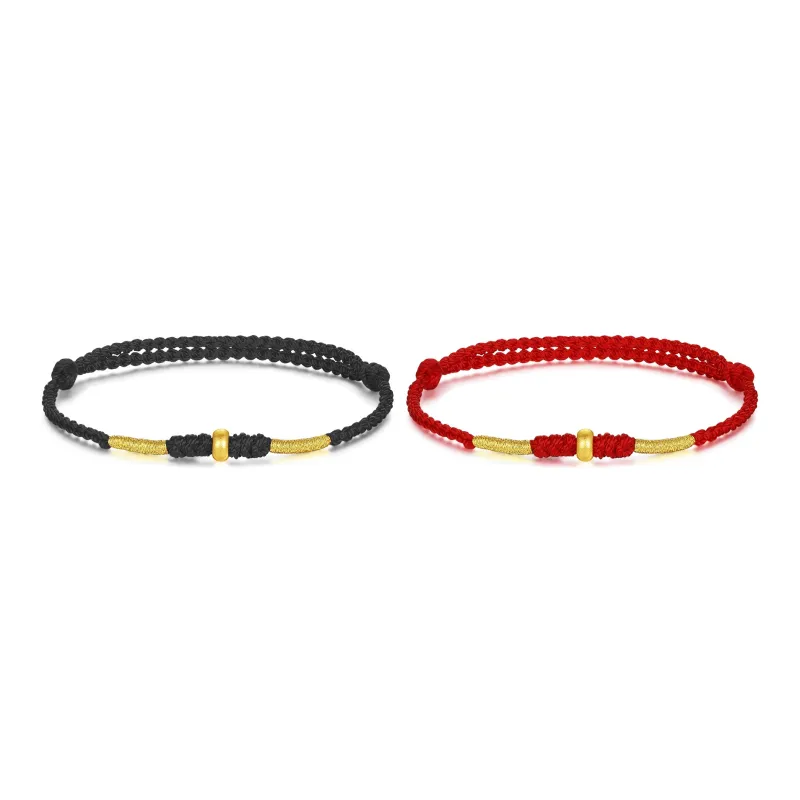 Love Link Alloy Rope Bracelets Unisex-4