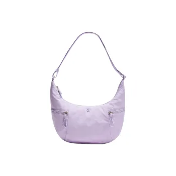 Lululemon Nylon Crossbody Bag, Shoulder Bag Unisex Lavender