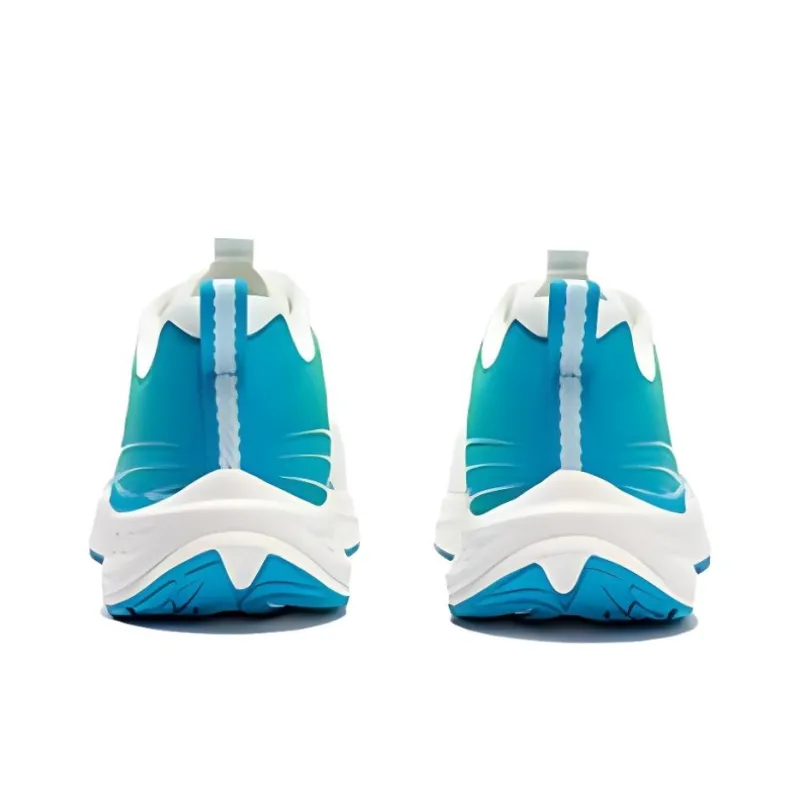 361° Flying Fish 3.0 Cushioning, Wear Resistant Low Top Running Shoes Men's White Cyan-2