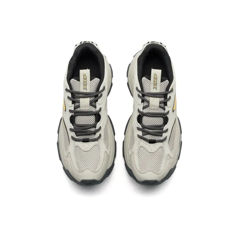 XTEP Tundra Abrasion Resistant Slip Resistant Low Top Casual Shoes Men's Gray Black-3