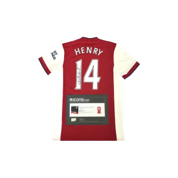 Huayitaojin Arsenal Fan Edition Jersey Officially Signed Company Certificate With Icons