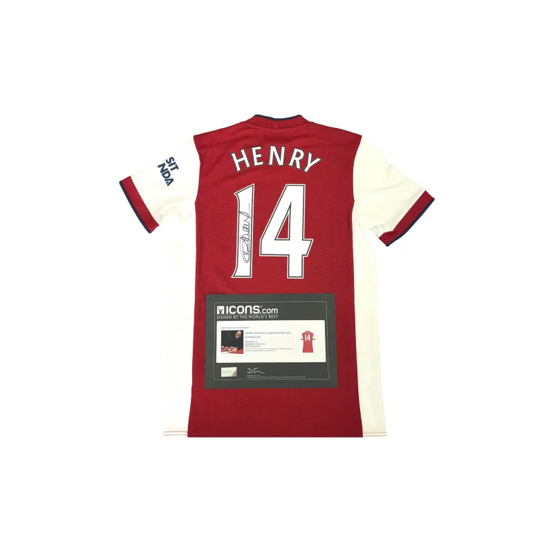 Huayitaojin Arsenal Fan Edition Jersey Officially Signed Company Certificate With Icons-0