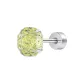 Light Green Millennium Rose Stud Earrings[Single]