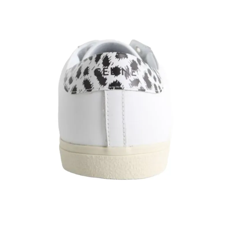 CELINE Low Top Skateboard Shoes Men's White-6