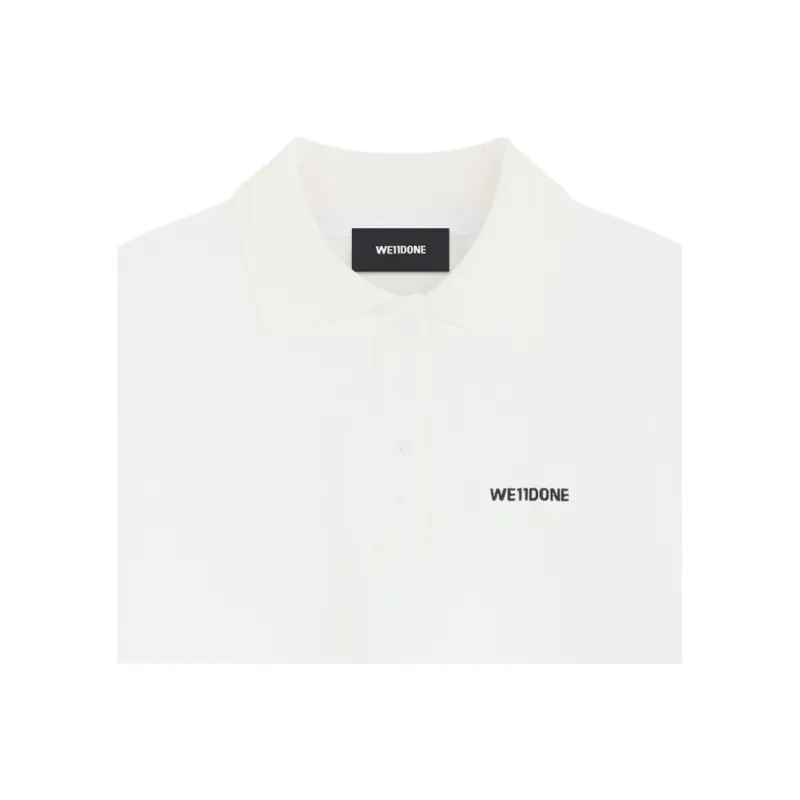 WE11DONE Logo Polo Shirt-2