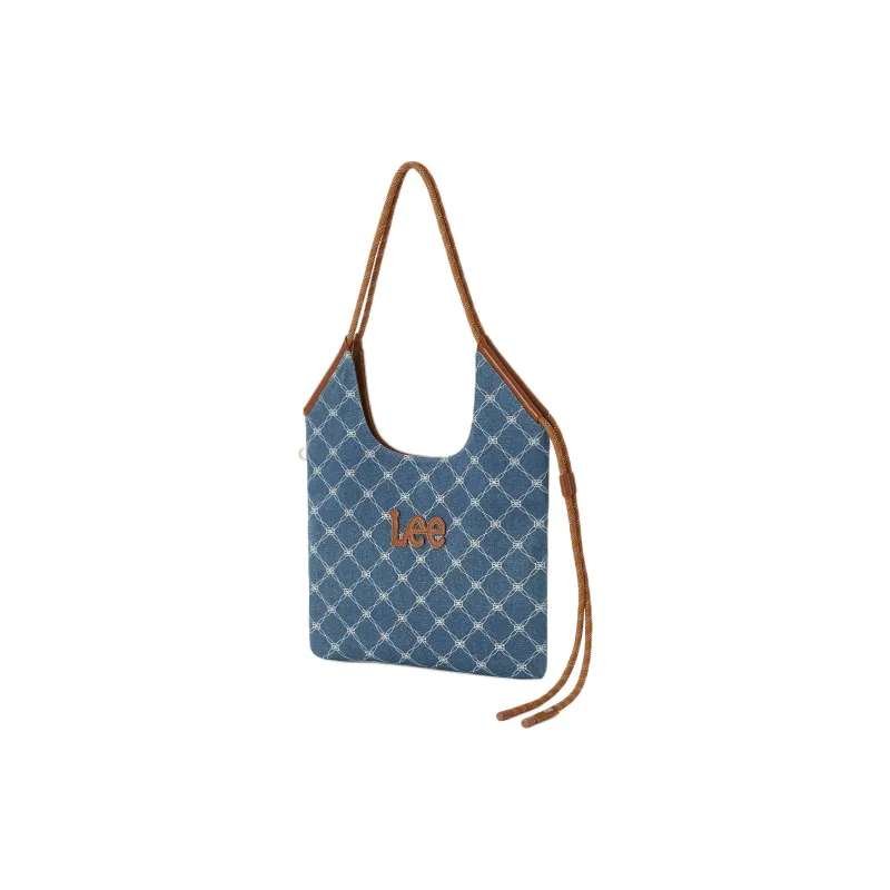 Lee Fabric One Shoulder Handbag Regular Women's Dark Blue-2