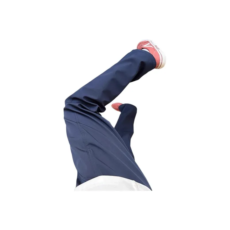 DARK HORSE Casual Pants Unisex Navy Blue-1