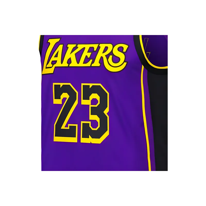 Jordan x NBA Los Angeles Lakers Basketball Jersey Men's Purple-2