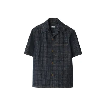 Burberry SS25 Shirt Men's Indigo