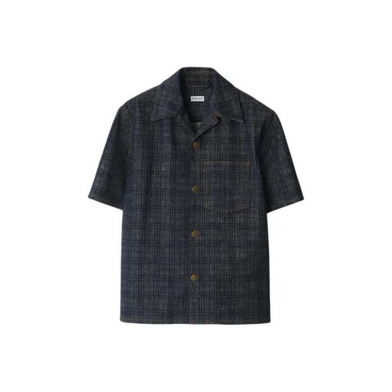 Burberry SS25 Shirt Men's Indigo-0