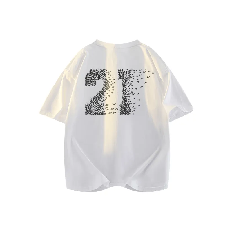 FOREVER 21 Drop Shoulder Sleeve T Shirt Women's-1
