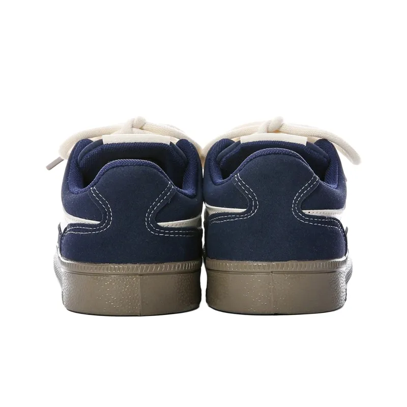 Ordifen Low Top Skateboard Shoes Women's Dark Blue-3