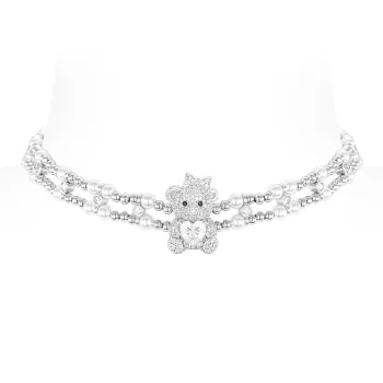 GEMOLA Synthetic Cubic Zirconia Necklaces Women's