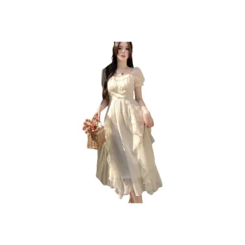XIANSINIAO Summer Short Sleeved Dress Women's