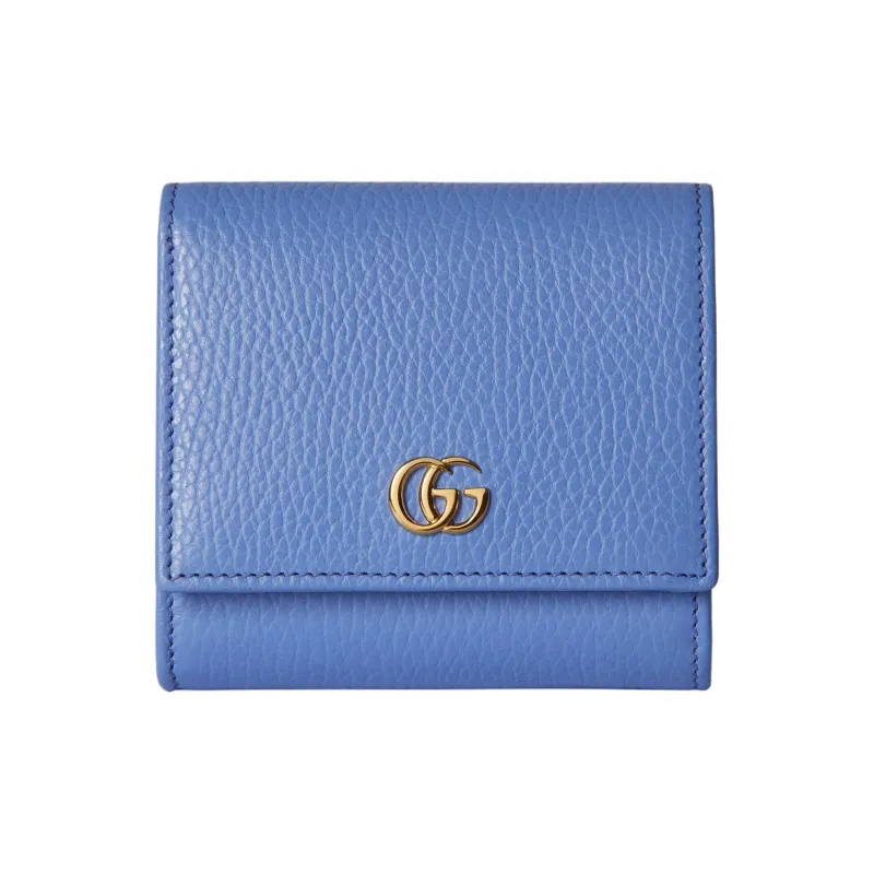 GUCCI Leather Wallet Women's Light Purple-0