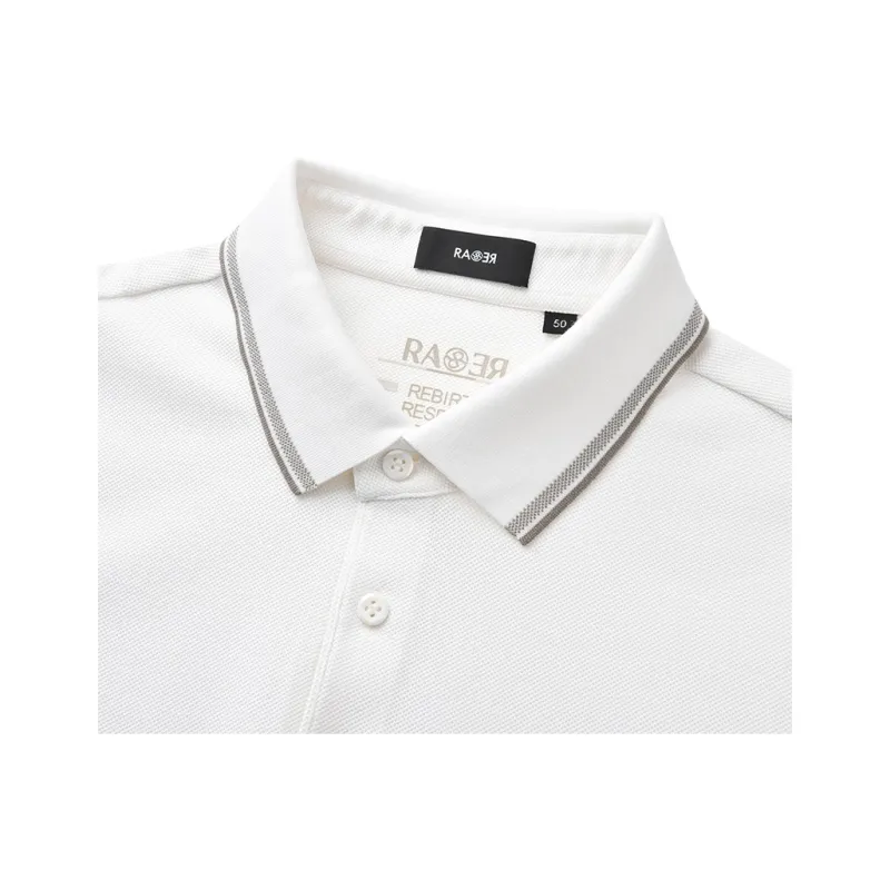 RARE Polo Shirts Men White-2