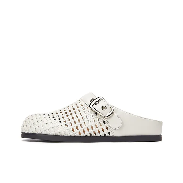 ST&SAT Rubber Sole Cut Out Quiet Closed Toe Slippers Women's-3