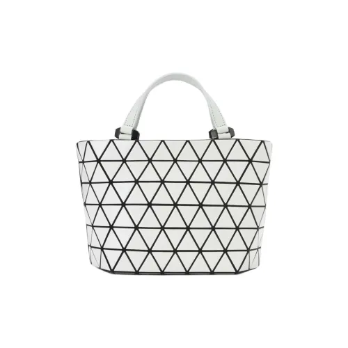 ISSEY MIYAKE CRYSTAL GLOSS Artificial Leather One Shoulder Handbag Mini Women's Silver