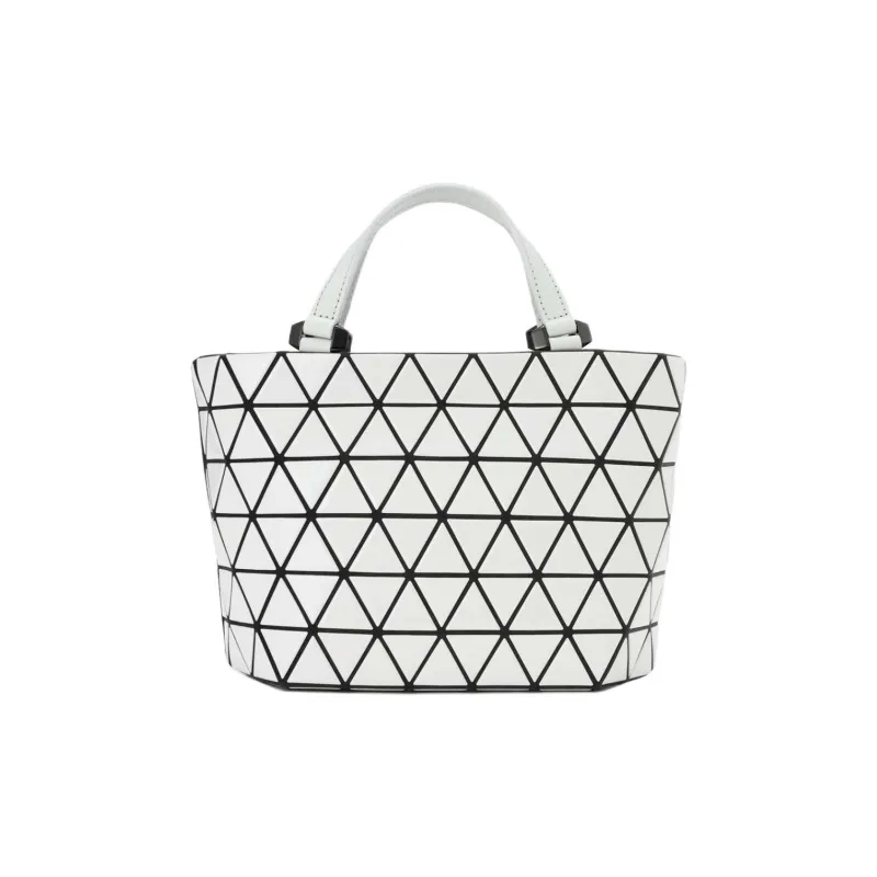 ISSEY MIYAKE CRYSTAL GLOSS Artificial Leather One Shoulder Handbag Mini Women's Silver-0
