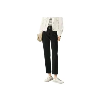 YALIDA Jeans Women's Soft Matte Black A0