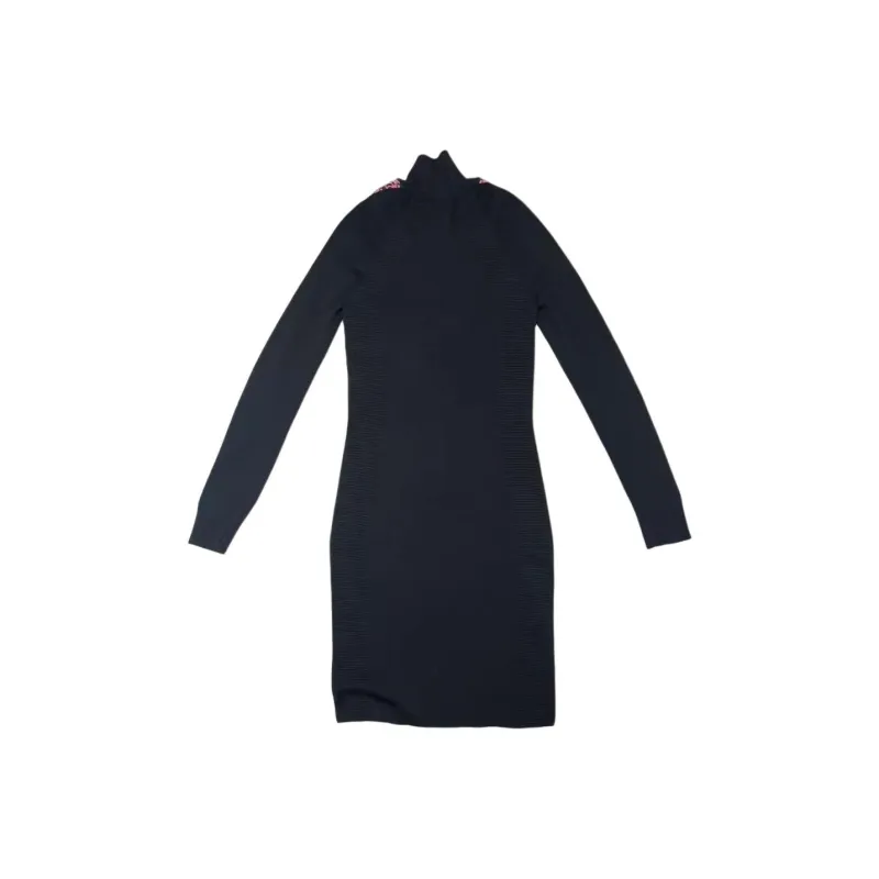 CHANEL 20N Long Sleeved Dress Women's Black-1