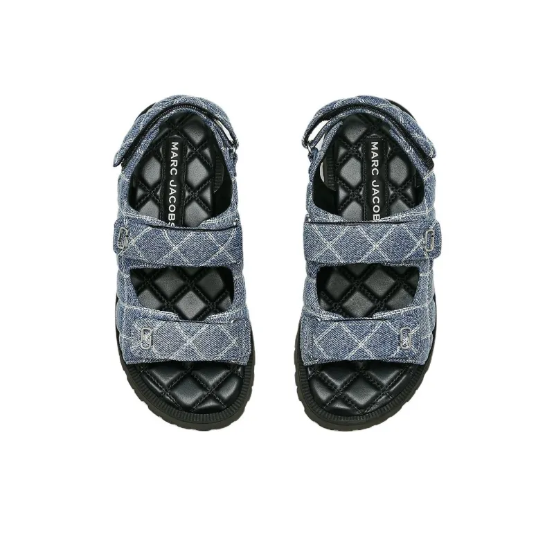 MARC JACOBS Sunny Sport Beach Sandals 4cm Women's Blue-4