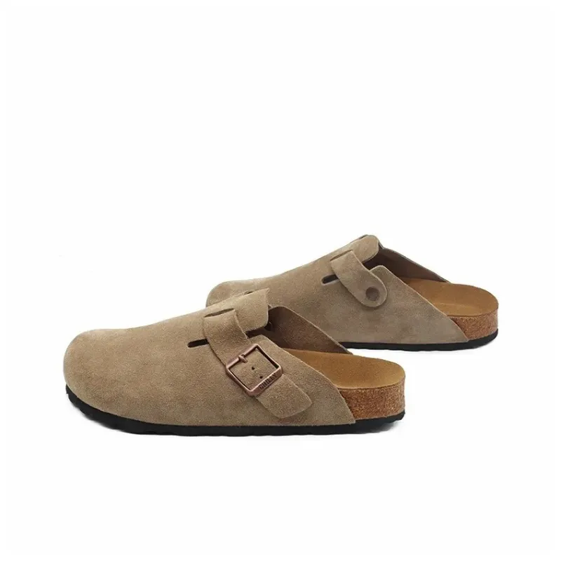 OAOQ Quiet Abrasion Resistant Slip Resistant Closed Toe Slippers Unisex-3