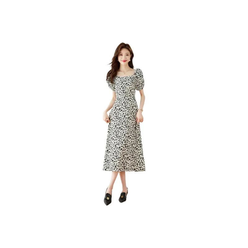 Mu Xiao Xin Short Sleeved Dress Women's-0