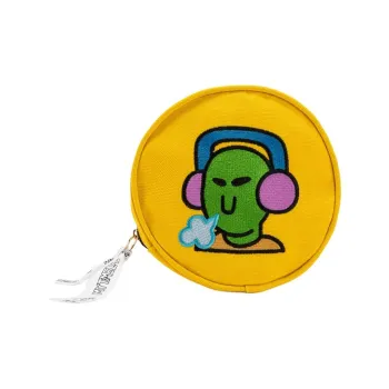 MYTIMELAB Cotton Round Bag Coin Purse Tubas Unisex Multicolor