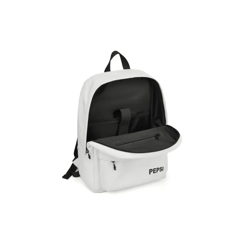 Pepsi Collaboration Water Repellent PU One Shoulder Backpack Fanny Pack Large Size Unisex Black/White-4