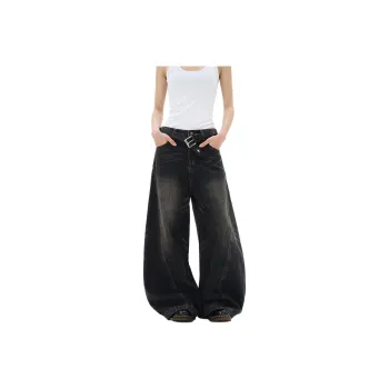 Pirkadat Jeans Unisex Black