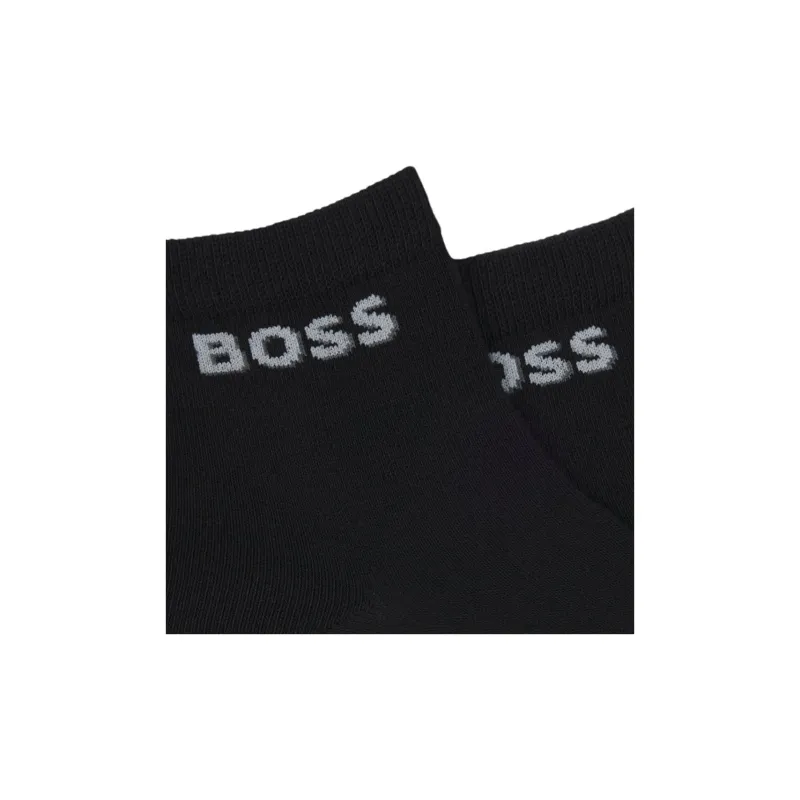 HUGO BOSS Ankle Socks Women's 2 Pack Black-1