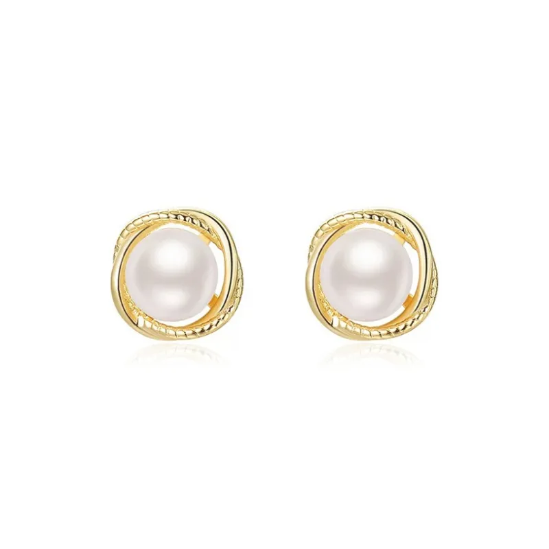 JOLLY NOTE Sterling Silver Stud Earrings Women's-5