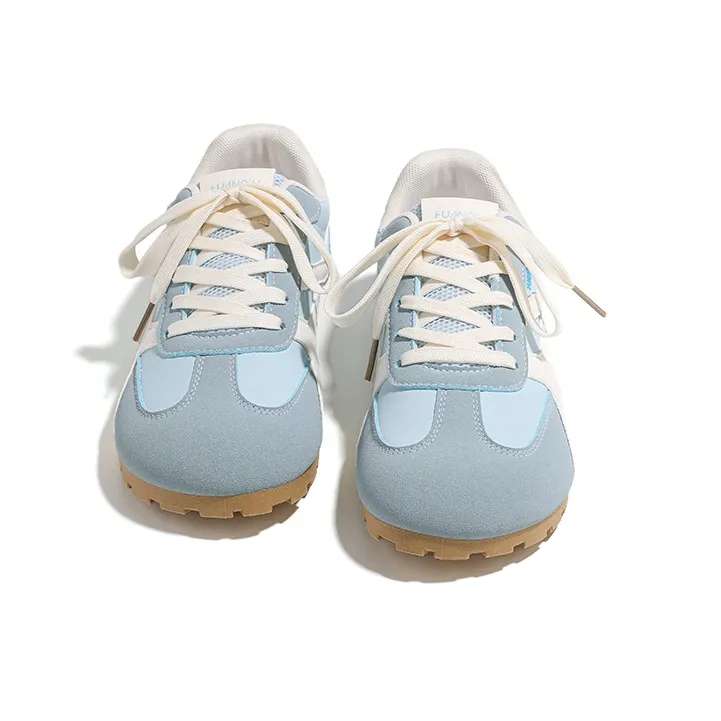 HUANQIU Slip Resistant, Breathable, Lightweight Low Top Casual Shoes Women's Blue-2