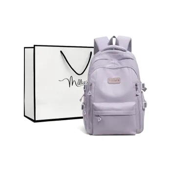 MILLIE'S Fabric Backpack Women's Purple