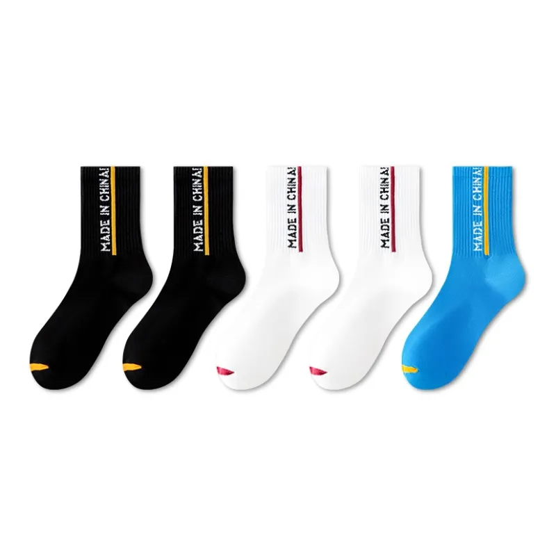 LUOLIAN Mid Calf Socks Men's 5 Pack-0