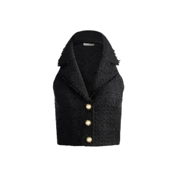 ALICE+OLIVIA Vests Women's Black