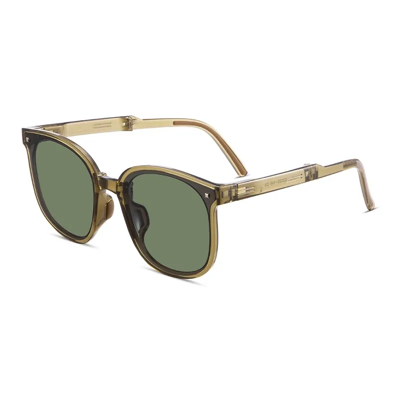 CAPONI TR90 Square Sunglasses Unisex-8