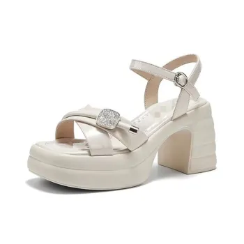 Zomila One Strap Sandals Women's Ecru