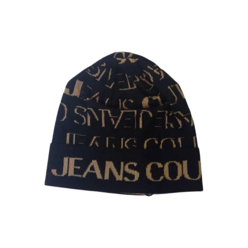 VERSACE Acrylic Beanies Women's Black-1