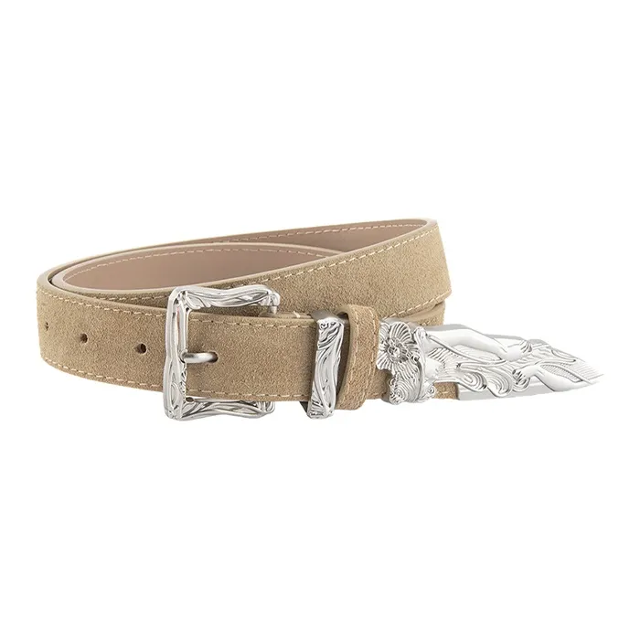 ROBINHOOD Cow Split Leather Belts Unisex Width 2.8CM-8