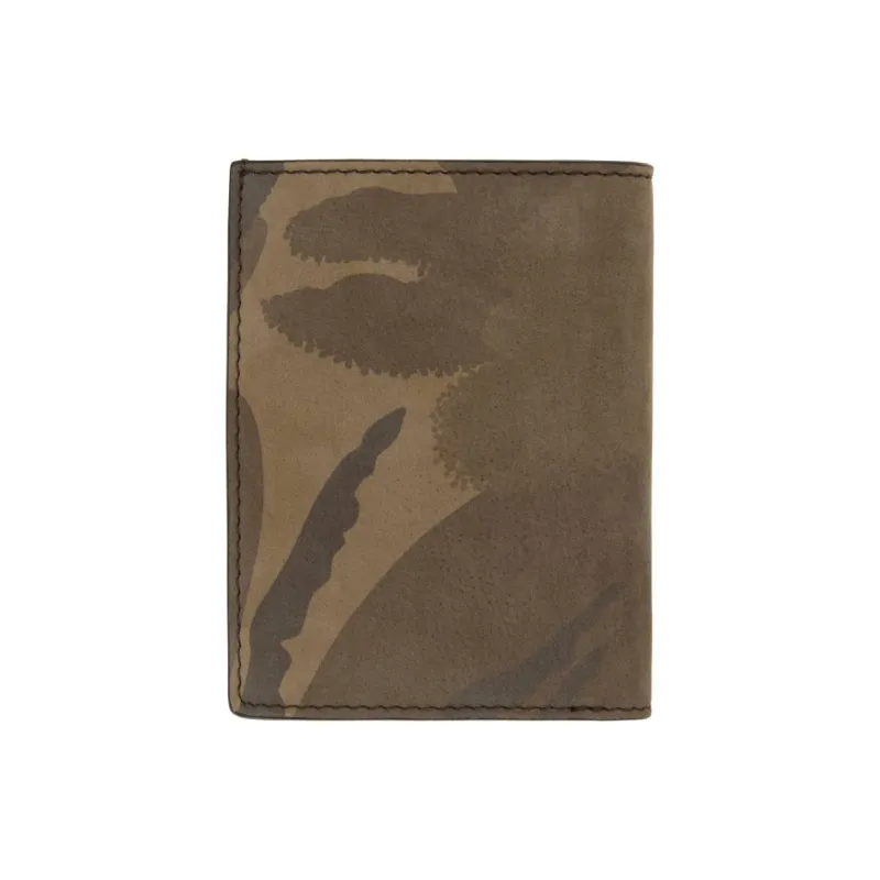 TF Calfskin Card Holder Men's Khaki-1